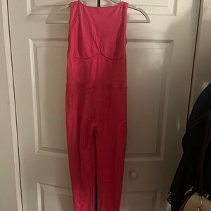 Women's Pink Sleeveless Jumpsuit